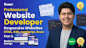 create modern responsiv website with HTML tailwindcss and js