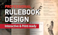 design a professional rulebook for your board game or tabletop rpg