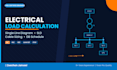 do electrical load calculation, sld and cable sizing