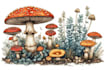 craft captivating fungi and botanical art