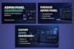 create admin panel dashboard and firebase admin dashboard