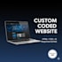 build a custom responsive website using HTML CSS and js