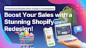 build and redesign your shopify dropshipping store to boost sales