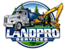 design modern land clearing logo