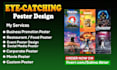 design eye catching  posters professionally