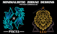 create custom zodiac illustrations for tshirts, merch, and prints