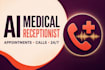 ai receptionist for medical labs and clinics for repetitive inquiries