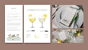 design an elegant wedding invitation and stationery