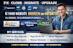 fix clone migrate upgrade opencart samcart wordpress wix store version php webs
