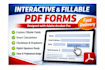 design professional fillable and editable PDF forms in adobe acrobat, pdf files
