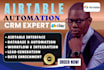 be airtable expert, database design automation, softr webapp, zapier integration