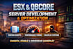 develop and optimize your esx or qbcore fivem server
