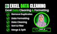 do ms excel data cleaning and formatting, data cleanup