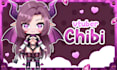 make cute chibi vtuber art and illustration