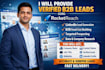provide verified b2b leads using rocketreach