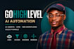build gohighlevel ai agents voice, CRM automations, n8n workflows, sales funnel