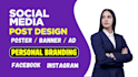 design social media post graphics, social media post design