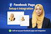 setup your facebook page and integration