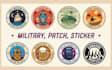 design tactical military army logo badge patch