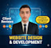 create a responsive,landing page fronted website