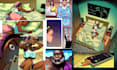 comic book illustration, graphic novel nsfw, comic strips as comic art artist