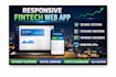 design and develop a responsive fintech web app