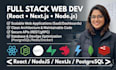 be your full stack developer react nextjs nodejs