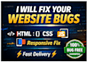 fix HTML CSS bugs and responsive issues