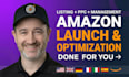 help with amazon product launches, listing copy, images and PPC