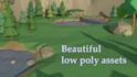 create low poly assets