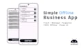 create a custom simple offline business list app for android