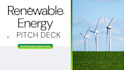 create renewable energy pitch deck solar wind project deck