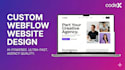 design and build a responsive modern webflow website