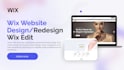 redesign build a professional wix website, edit, fix, and revamp your wix