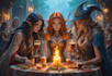 design custom dnd party with epic background