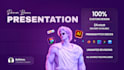 design premium presentation with animation