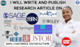 write publish article in scopus ssci esci elsevier springer ssrn index journals