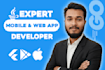 develop android and ios mobile app using flutter and java