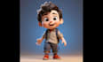 create expressive 3d pixar style avatars, characters, logo, ai art