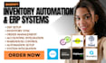 setup erp systems inventory automation acumatica katana quickbooks odoo erpnext