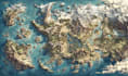 do awesome unique cartoonic fantasy vector map, illustration