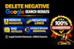 remove negative articles, false bad news,erase damaging links from google search