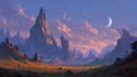 digitally paint fantasy landscape