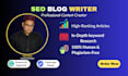 write strategic SEO blog posts for startup growth