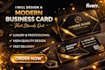 modern luxury business card