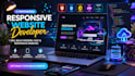 create a responsive website using HTML CSS js and PHP mysql