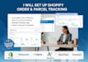 setup shopify order parcelwill shipstation 17track aftership synctrack track123