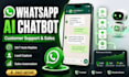 create whatsapp ai chatbot for customer support and sales