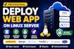 deploy any website or web app on server