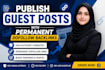 publish guest posts with permanent dofollow backlinks